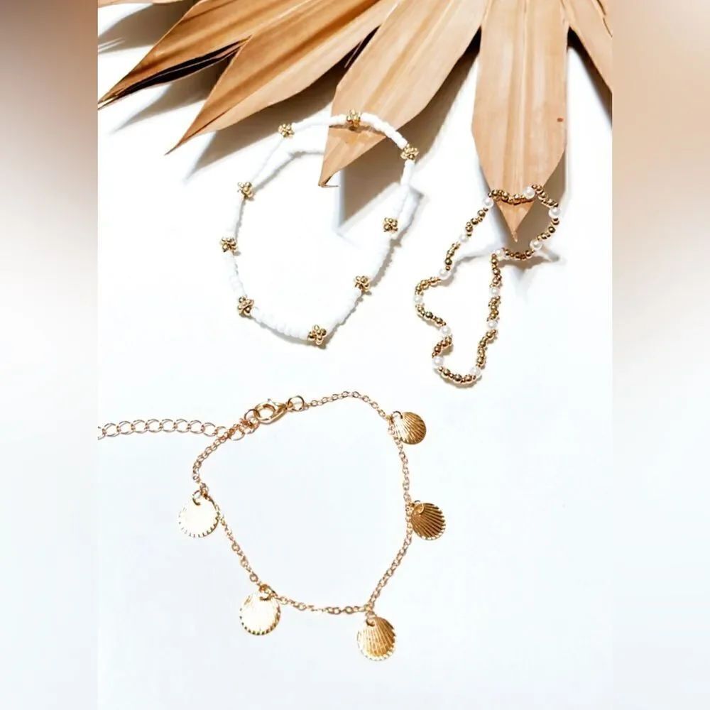 Seashell anklet S573 - Picture 2 of 3